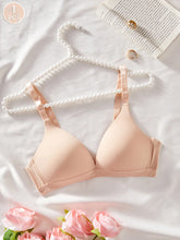 1pc V-Style Lady's Comfortable Wireless Soft Cup Solid Underwear Bra