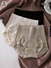 3pcs Women High Waisted Seamless 3D Butt Lifting Postpartum Belly Control Briefs