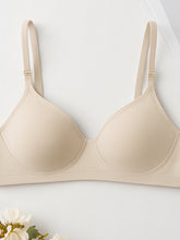 Comfortable Wireless Soft Cup Solid Bra