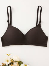 Comfortable Wireless Soft Cup Solid Bra