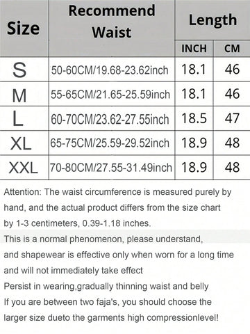 1 Pc High Waist Tummy Control Shorts