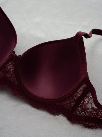 Lace Patchwork Sexy Wireless Bra
