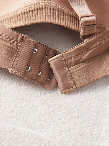 1pc V-Style Lady's Comfortable Wireless Soft Cup Solid Underwear Bra