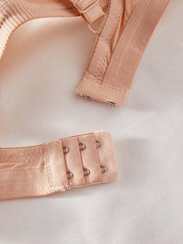 1pc V-Style Lady's Comfortable Wireless Soft Cup Solid Underwear Bra