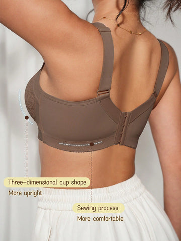 Soft & Comfortable Wireless Adjustable Strap Lift & Support Bra