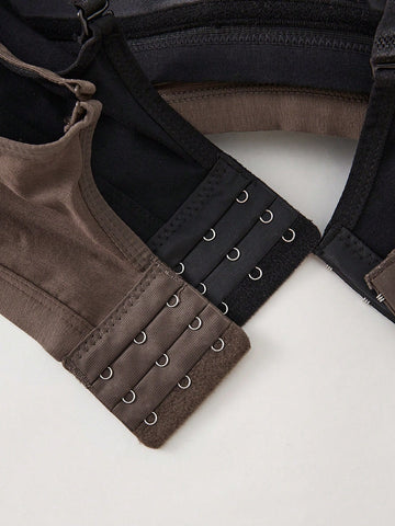 Comfortable Wireless Soft Cup Solid Bra