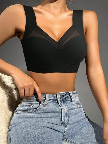 Backless Seamless Bra With Fixed Cups And No Wire