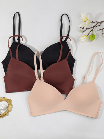 Wireless Lift Bra - Seamless & Comfortable, Soft Breathable Fabric, No Wire & Detachable Strap