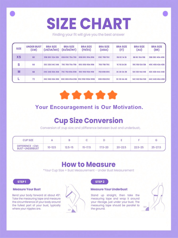 Wireless Lift Bra - Seamless & Comfortable, Soft Breathable Fabric, No Wire & Detachable Strap