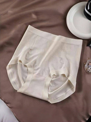 3pcs Women High Waisted Seamless 3D Butt Lifting Postpartum Belly Control Briefs