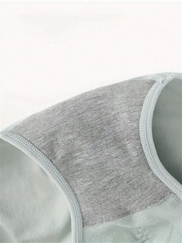 5pcs/Pack Women Seamless High-Waist Underwear, Comfortable Breathable Elastic Briefs For Postpartum Waist Shaping And Belly Control