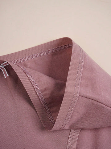 7pcs/Set Solid Color Bowknot Briefs