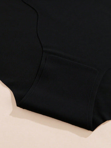 3pcs/Pack Seamless Ice Silk Brief Panties