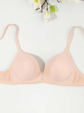 Wireless Lift Bra - Seamless & Comfortable, Soft Breathable Fabric, No Wire & Detachable Strap