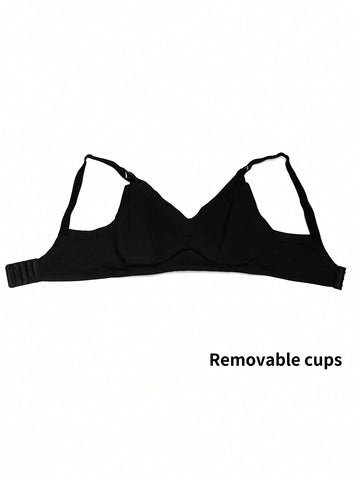 Maternity Solid Color Nursing Bra For Mother