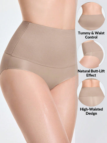 Shaping High-Waisted Brief Shapewear Short Body Shaper Butt Lifter-Tummy Waist Control