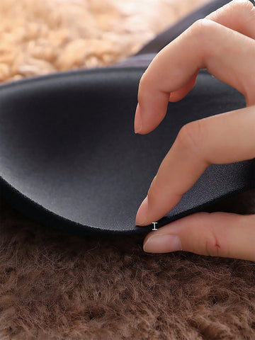 Women Simple Solid Color Underwear, Thin, Wire-Free, Comfortable Bra That Gathers And Lifts, Prevents Sagging, Full Coverage, Seamless Bra