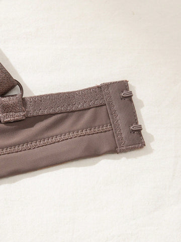 Women's Solid Color Spaghetti Strap Minimalist Fitted Casual Bra